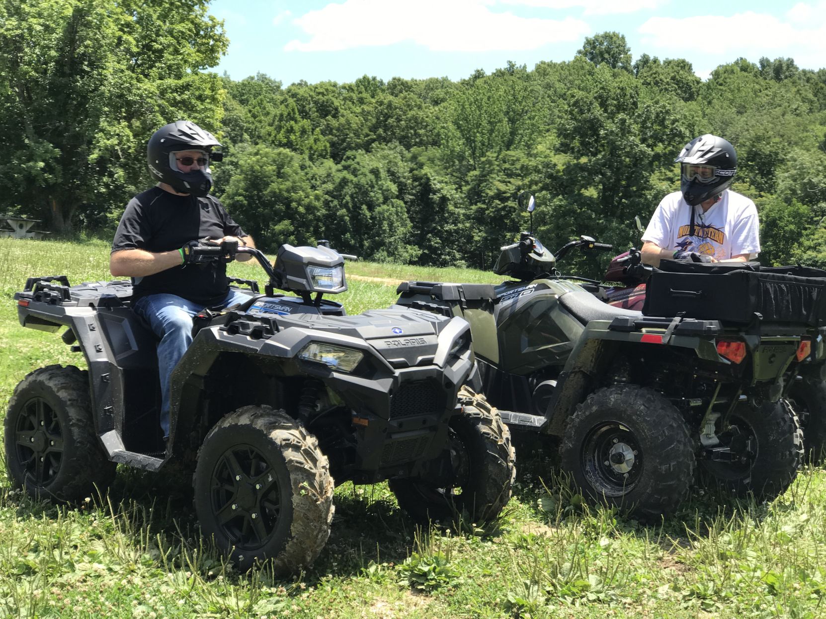 Carl & Dave at ABATE riding area